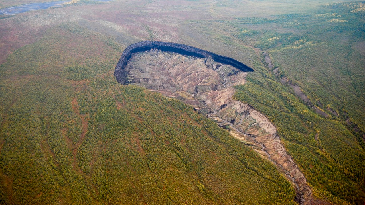 Batagaika-Krater in Sibirien (Archivbild)